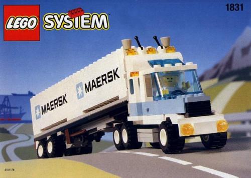 Lego Maersk Line Container Lorry