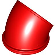 Lego Duplo Ball Tube 45° Turn / Red