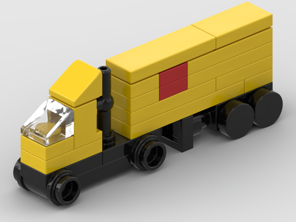 Lego 6692 - Tractor Trailer (microscale version)