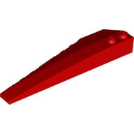 Lego Brick Wedged, Curved 10 x 3 Right / Red
