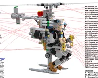 Foldable Armed Backpack Helicopter