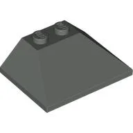 Brick Sloped 45° 3 x 4 Double / 33° / Dark Gray