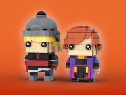 Anna & Kristoff Brickheadz LEGO MOC - Frozen 2
