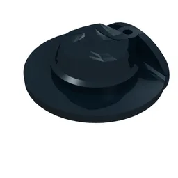 Hat Wide Brim Flat / Black