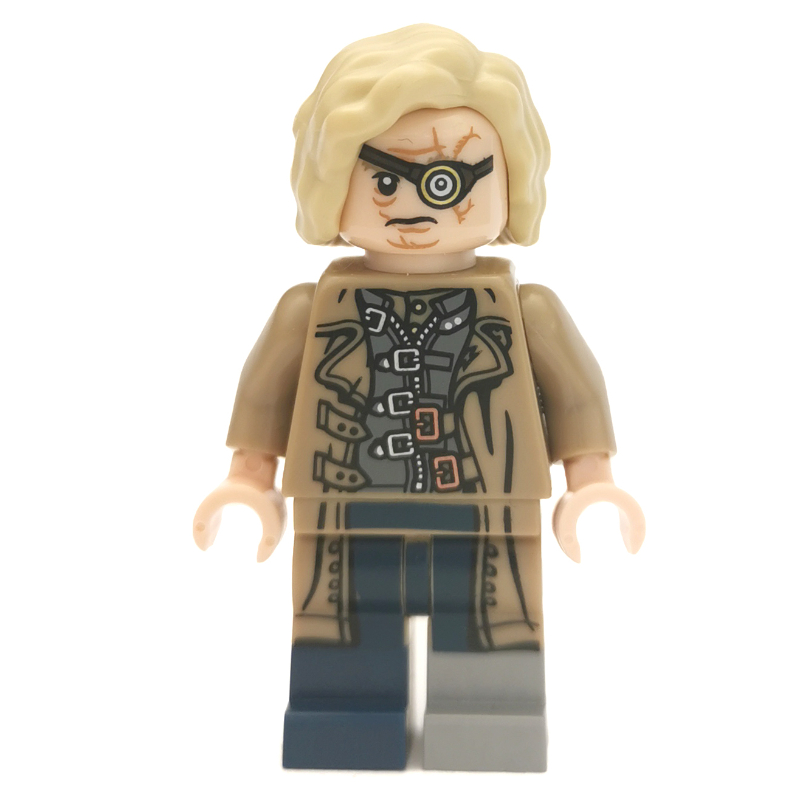 Lego Alastor Mad-Eye Moody, Odd Legs, Dark Tan Coat (CMF)