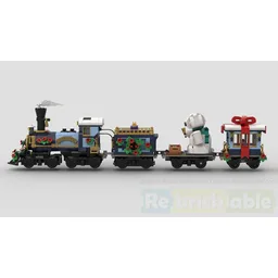 10361 Holiday Express Train motorized with Power Function and improved