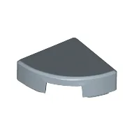 Tile Round 1 x 1 Quarter / Sand Blue
