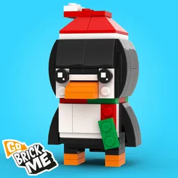 Christmas Penguin BrickHeadz