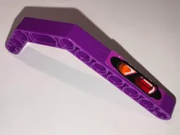Technic, Liftarm, Modified Bent Thick 1 x 11.5 Double with Taillight Left Pattern (Sticker) - Set 8202