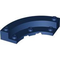 Lego Brick Round Corner 5 x 5 Macaroni with 1/3 Inner Side / Dark Blue