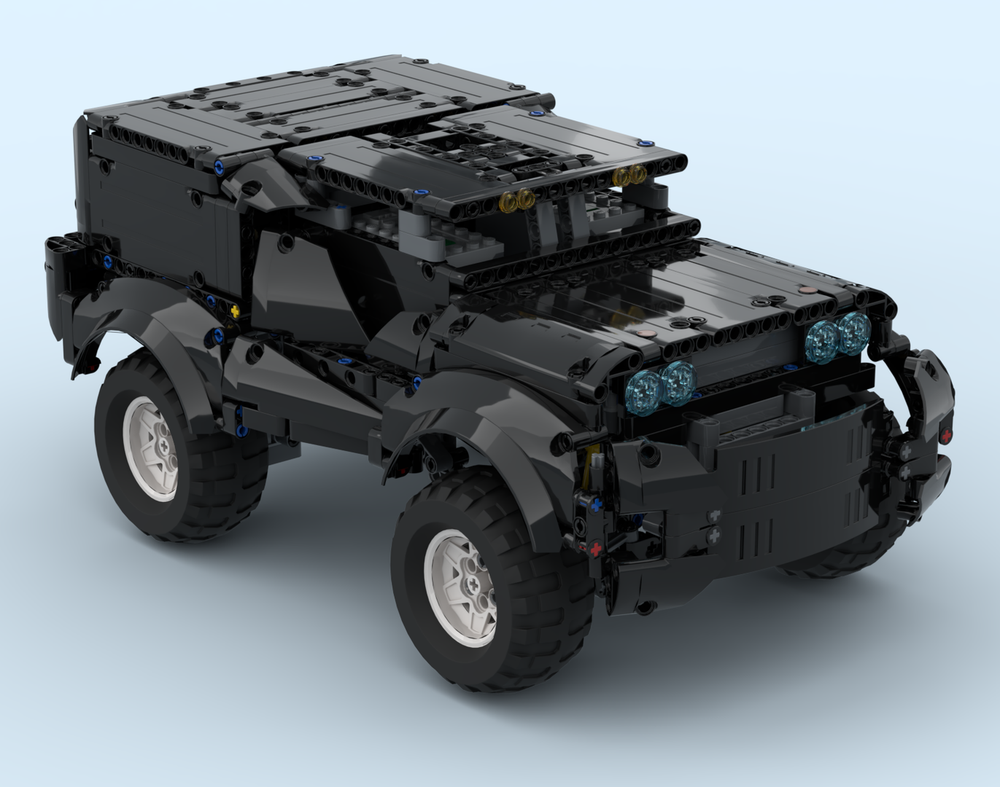Lego Rear Powered Pivot Vehicle