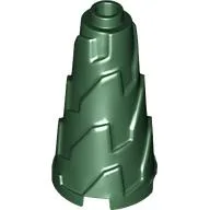 Cone 2 x 2 x 3 Jagged / Dark Green