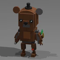 Bricheadz: Fnaf 2: Withered: W.Freddy (2.0)
