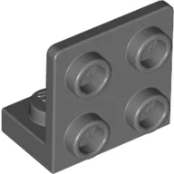 Bracket 1 x 2 - 2 x 2 Inverted / Dark Bluish Gray