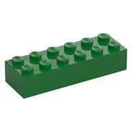 Brick 2 x 6 / Green
