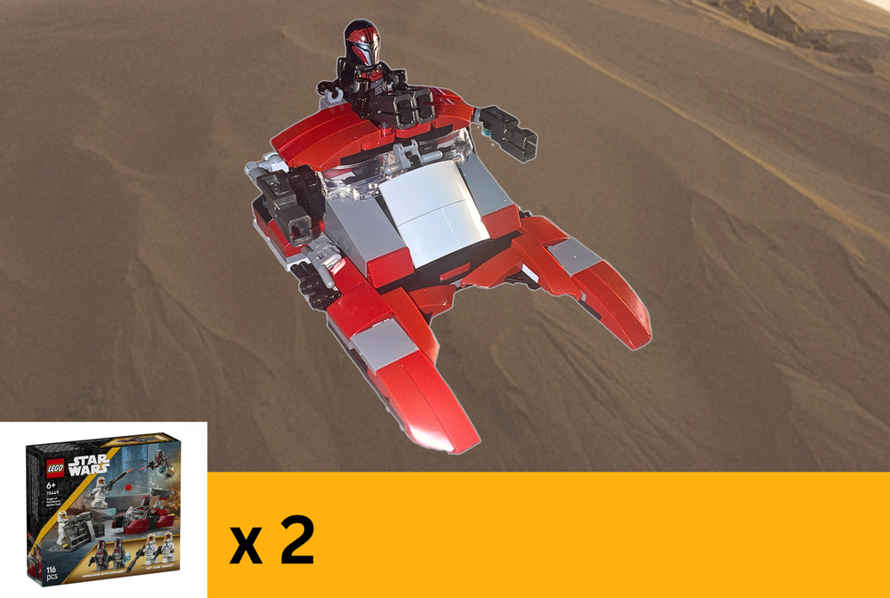 Lego 2 x 75449 Mauldalorian TX-130 Saber-class Republic Fighter Tank
