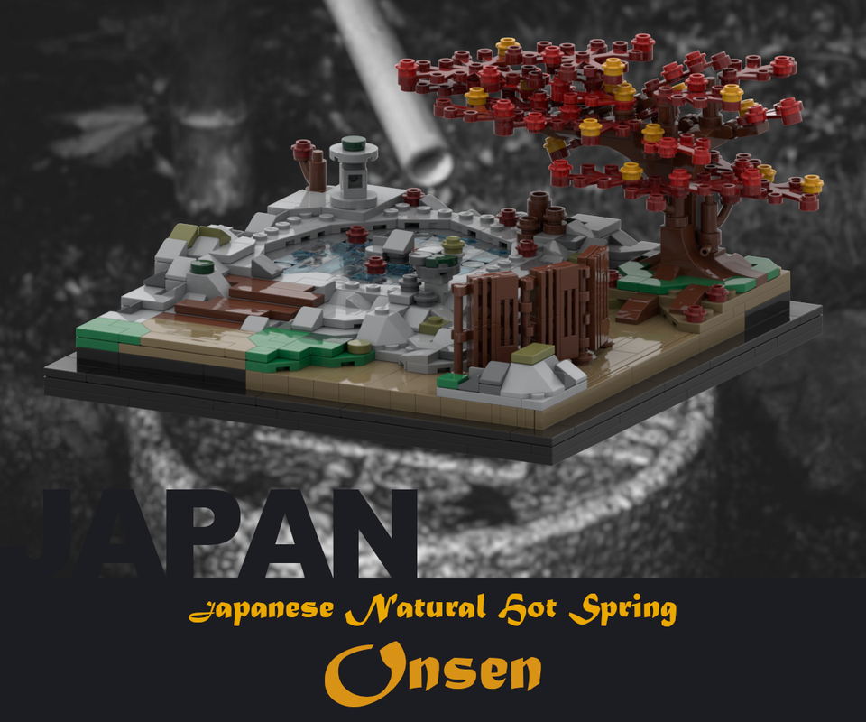 Lego Onsen - Japanese Hot Spring