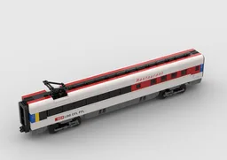 Swiss Intercity Train "SBB ICN" RABDe 500 Wagon Restaurant