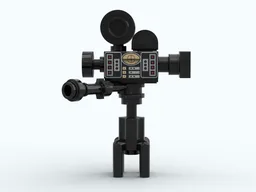 Old-Fashioned Movie Camera (Minifig Scale)