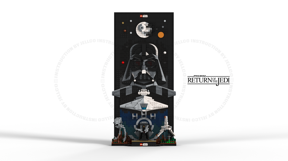 Lego Episode VI Poster : The Empire