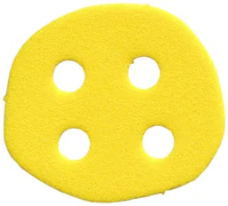 Foam Part for Set 3159 - Scala Pizza with 4 Holes / Yellow