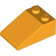 Brick Sloped 33° 3 x 2 / Bright Light Orange