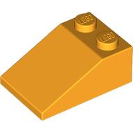 Lego Brick Sloped 33° 3 x 2 / Bright Light Orange