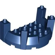 Duplo Building Turret Top - Castle / Dark Blue