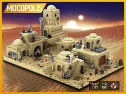 LEGO MOC SW Tatooine Mos Eisley Cantina #1 | PDF instructions (NO PARTS)