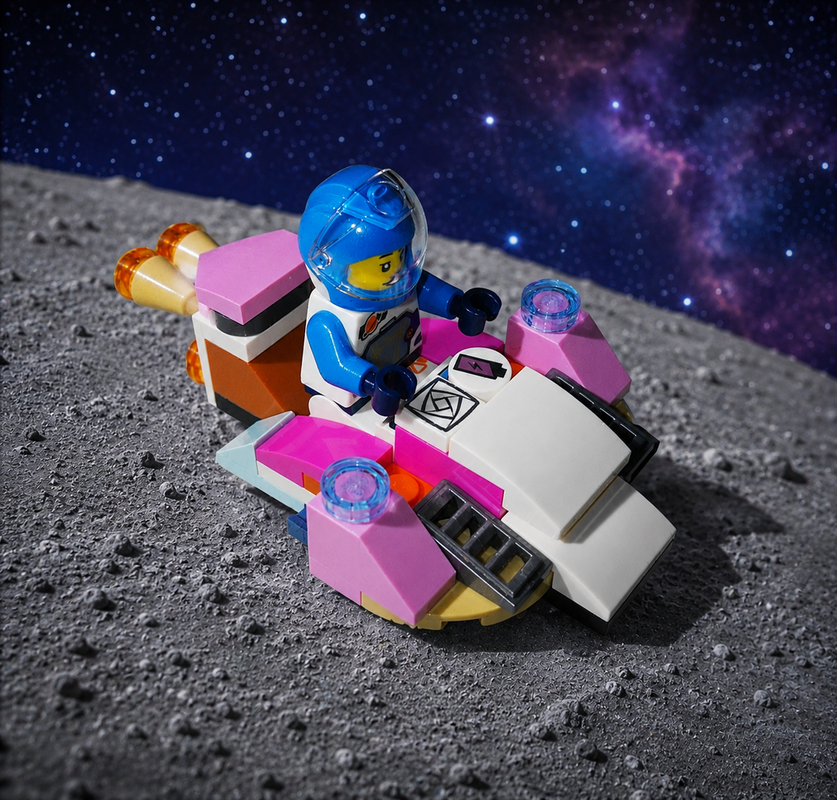 Lego Pink space scooter