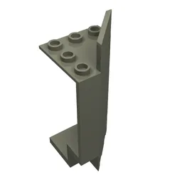 Panel 3 x 3 x 6 Corner Wall / Dark Gray