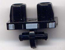 Lego Hips with Alpha Team Arctic Silver Fade Pockets Pattern