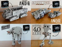 75375 Milenium Falcon alternate builds 4 pack - bundle #2 (Imperial vehicle pack)