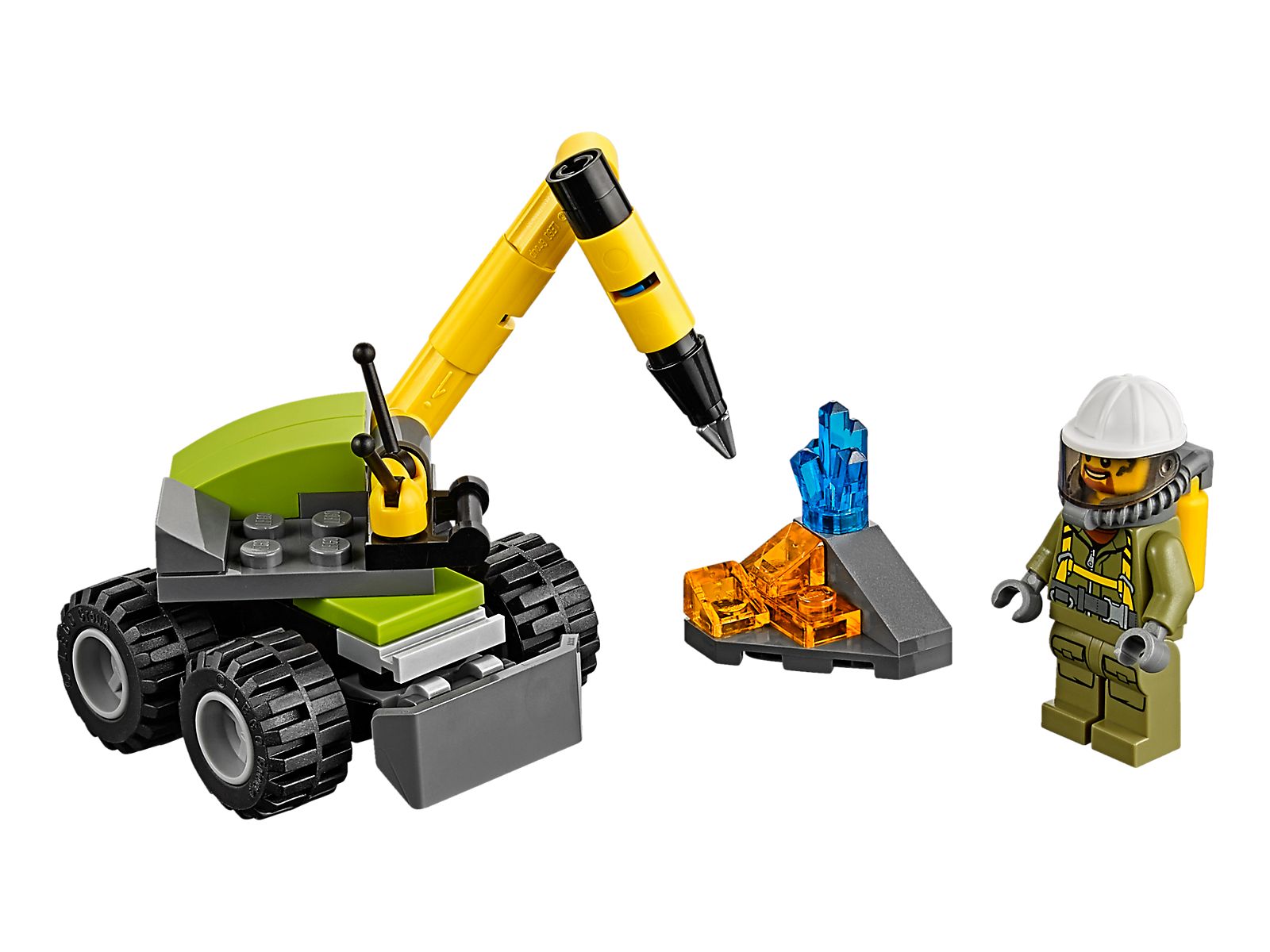 Lego Volcano Jackhammer