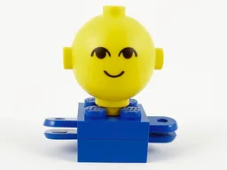 Homemaker Figure / Maxifigure Torso Assembly with Yellow Head with Black Eyes and Smile Pattern (792c03 / 685px1)