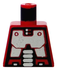 Torso Space Robot Pattern / Red