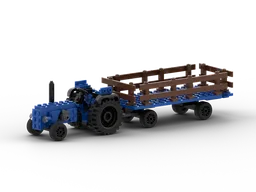 Double-axle Trailer for Blue Tractor