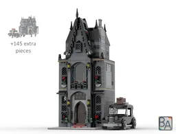 Morticia's Townhouse - Modification of Set 76786