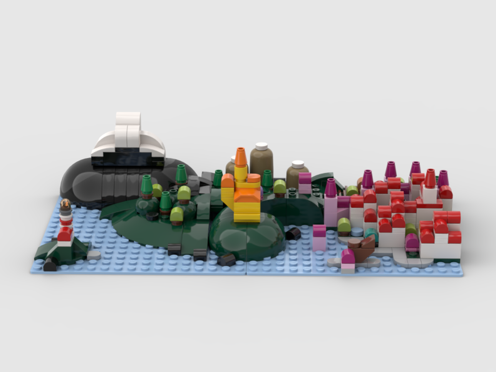 Lego Enchanted Kingdom at the Sea