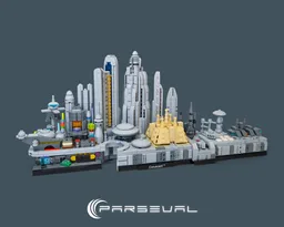 Coruscant™ Architecture Skyline