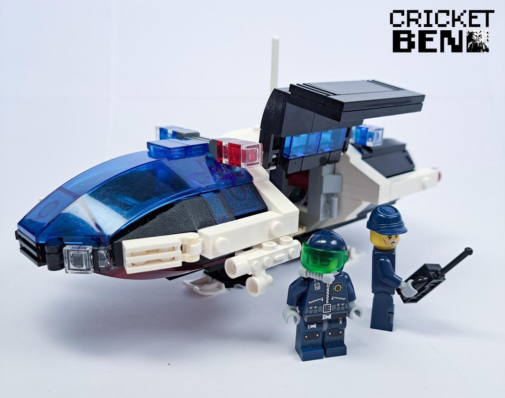 Lego Flying cyberpunk Police pod