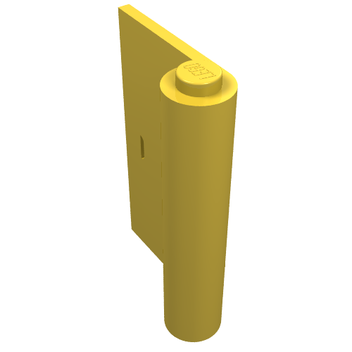 Lego Door 1 x 3 x 4 Left / Yellow