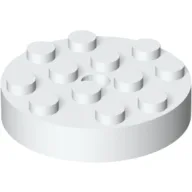 Turntable 4 x 4 Top, Locking / White