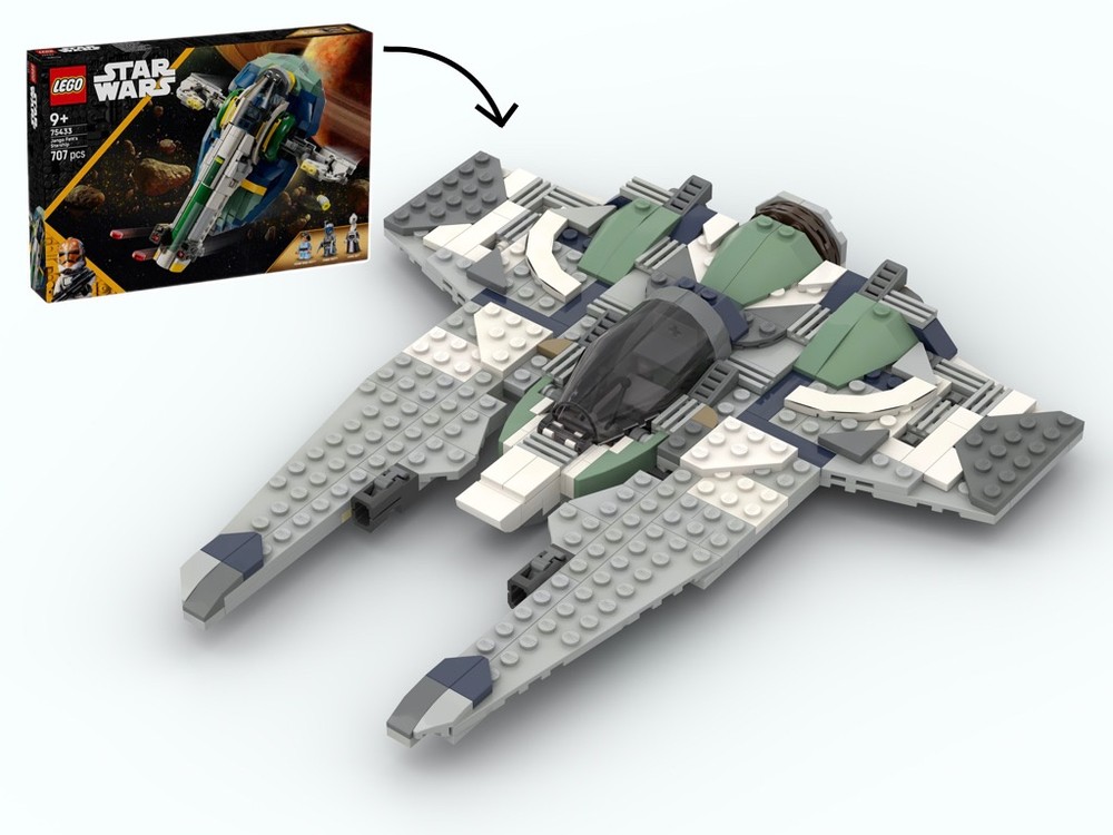 Lego Mandalorian Fang Fighter (Alternate Build of 75433)