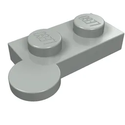 Hinge Plate 1 x 4 Swivel Top [Solid Pin] / Bright Light Blue