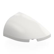 Lego Brick Round, Curved Double 3 x 2 Beveled with Stud Notch Right / White