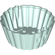 Lego Cup Cake Form 8 x 8 x 3 / Light Aqua