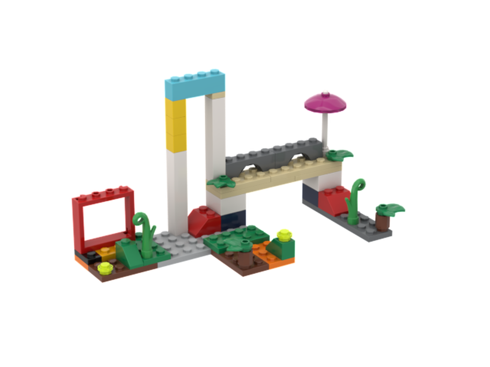 Lego BYGGLEK Abstract art piece