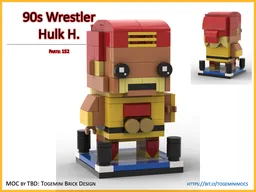 90s Wrestler Hulk H. - Brickheadz