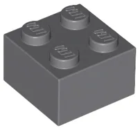 Brick 2 x 2 / Dark Bluish Gray